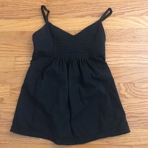 LULULEMON Black Spaghetti Strap Tank w/ Bra